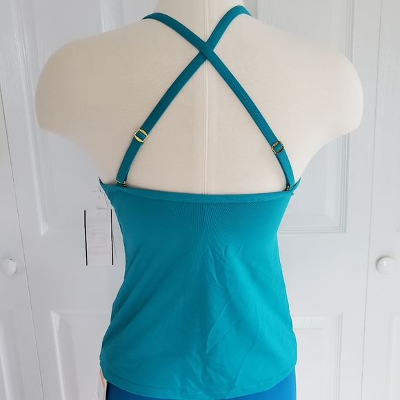 Bleu by Rod Beattie Beaded Keyhole Halter Tankini - Picture 3 of 10